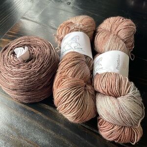 Shalimar hand painted yarn lot